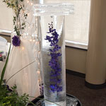 Purple Flower Pillar