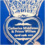 Catherine & Wiliam Crowned Heart